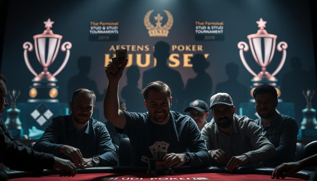 Stud poker tournaments and champions