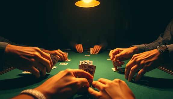 poker hand behavior, poker hand customs