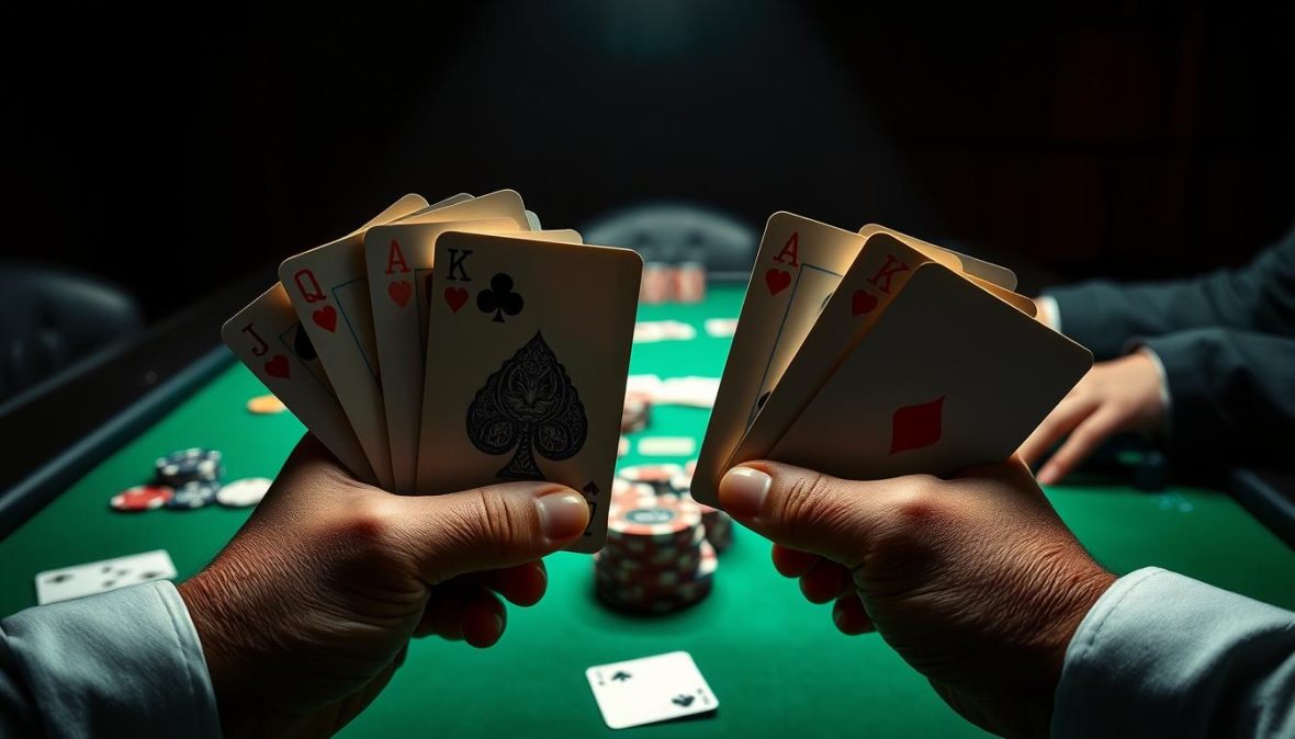 suited hand examples, suited poker hands