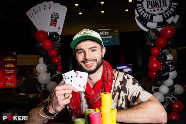 Turning Stone champ goes home for maiden WSOPC ring at first poker room