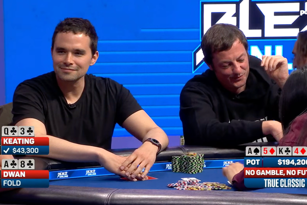 Tom Dwan takes the $200K Keating test on No Gamble, No Future Live