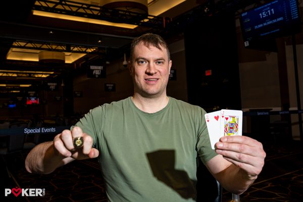 Justin Lapka dodges 'doomsday' in Vegas to rally for 4th WSOPC ring